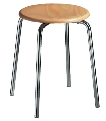Gymnastikhocker mit Holzsitz