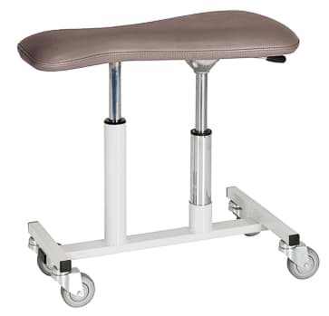 Hocker, mobil, anatomisch geformte Sitzfläche