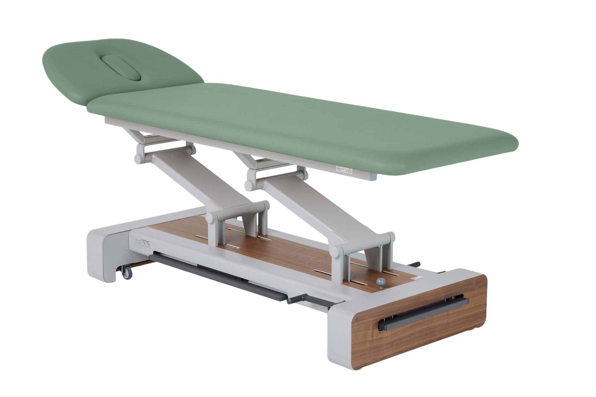 NEXX® 2 Therapieliege  2-teilig E Motor RA silber, Rollenhubsystem+ Rundumschaltung