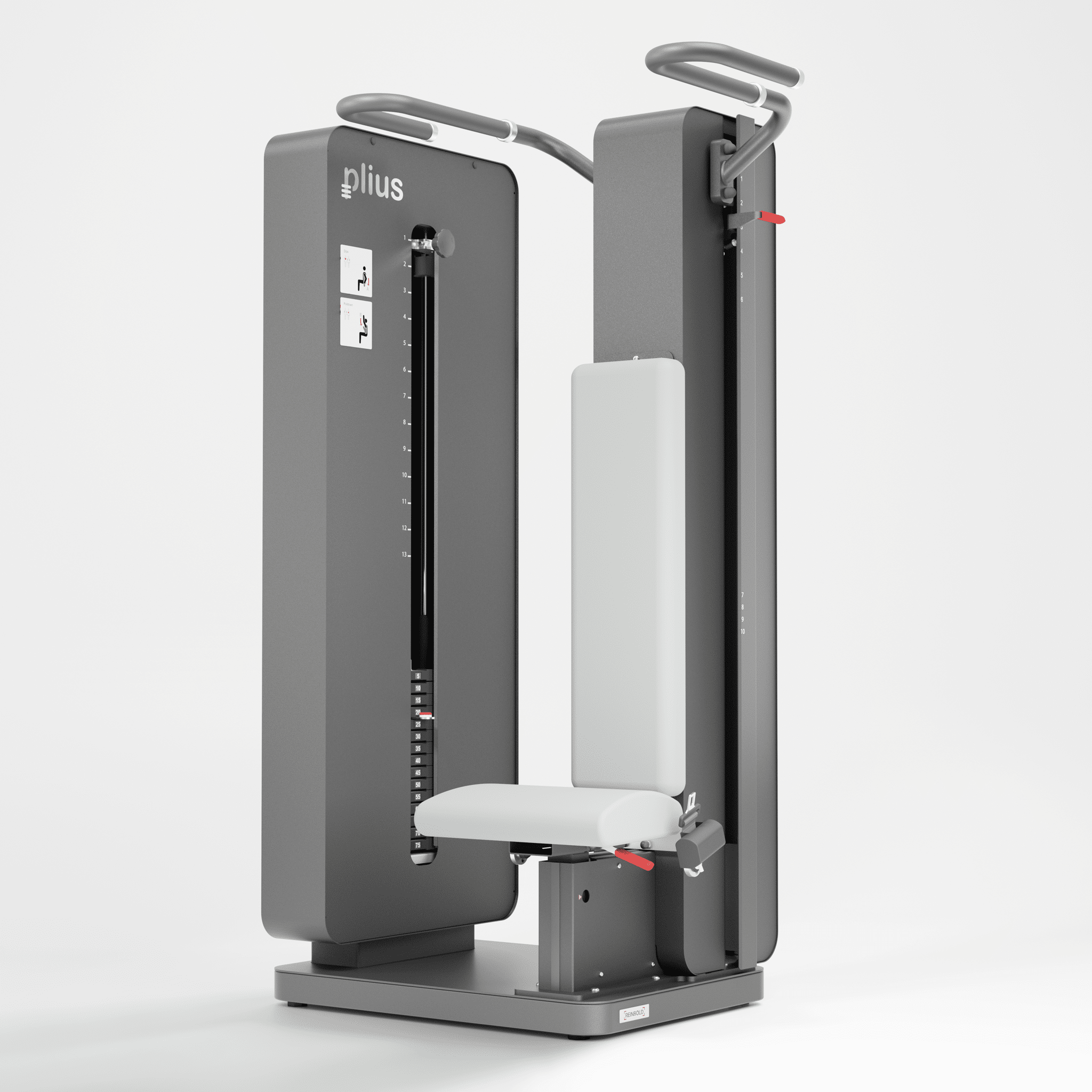 plius® Pull Down / Dips MD Connect, Haltearm+Senoren exkl Screen from Softwareanbieter