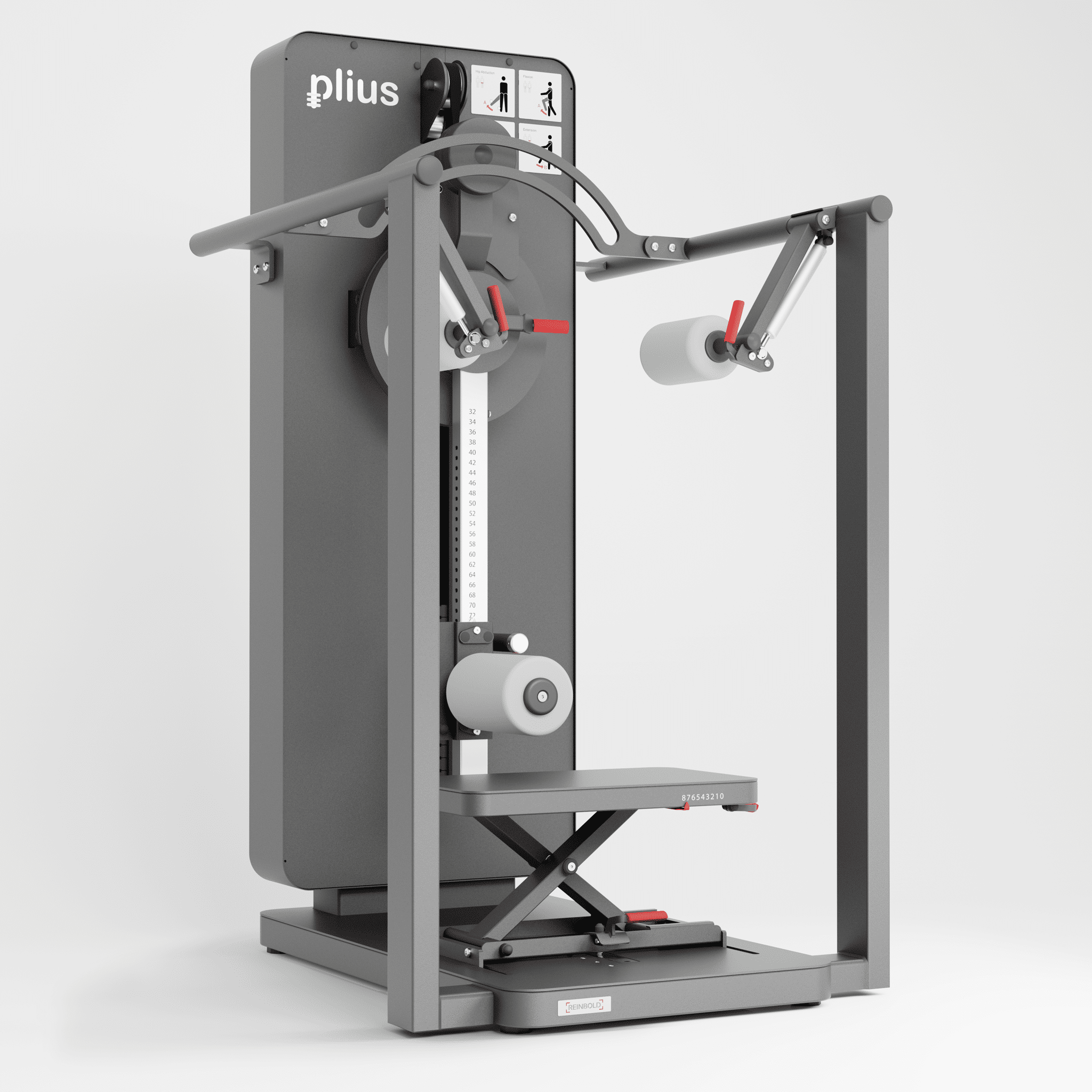 plius® Hüfttrainer MD Connect, Haltearm+Senoren exkl Screen from Softwareanbieter