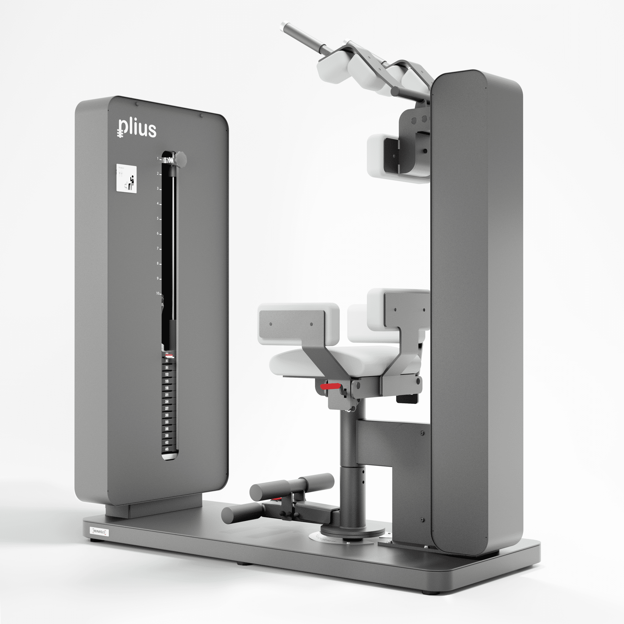 plius® Rotationstrainer  MD Connect, Haltearm+Senoren exkl Screen from Softwareanbieter